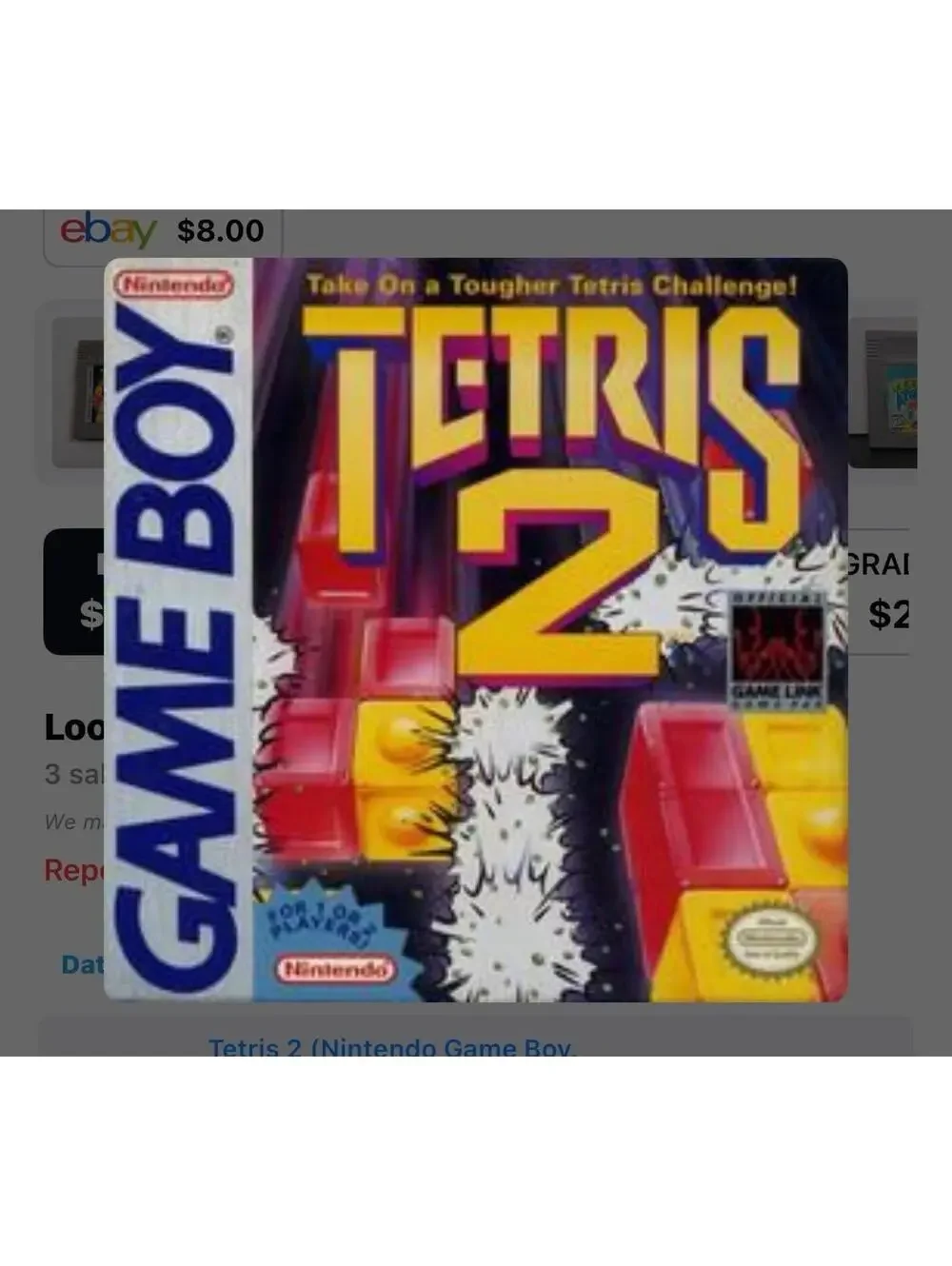 Tetris 2 for Nintendo Gameboy